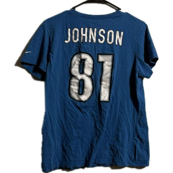 NFL Blue Jersey with Vintage Number 81 - Picture 2 of 5
